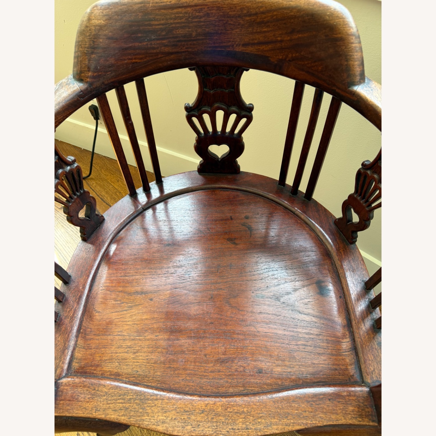 Vintage/Antique Finds Dark Brown Accent Chair - image-10