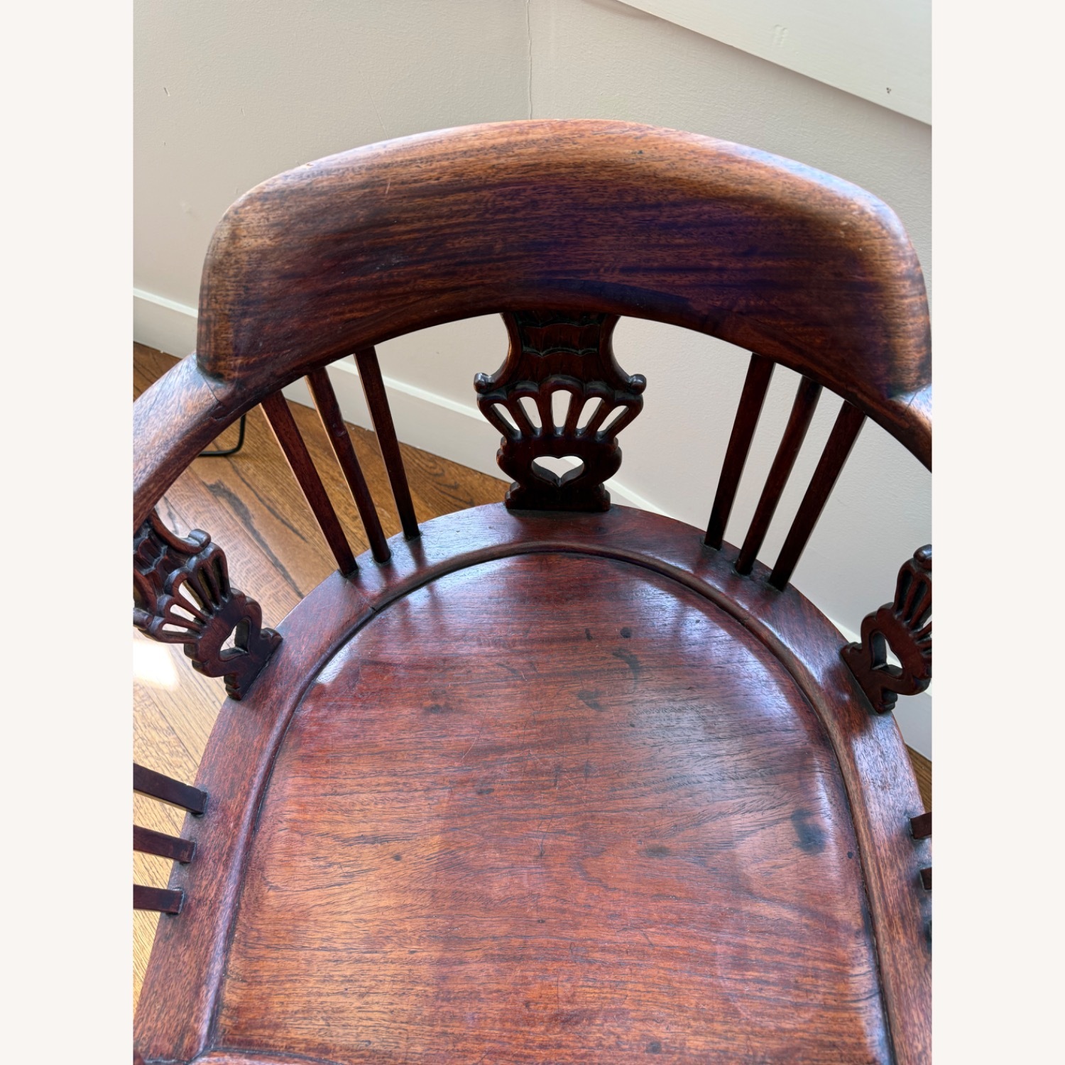 Vintage/Antique Finds Dark Brown Accent Chair - image-8