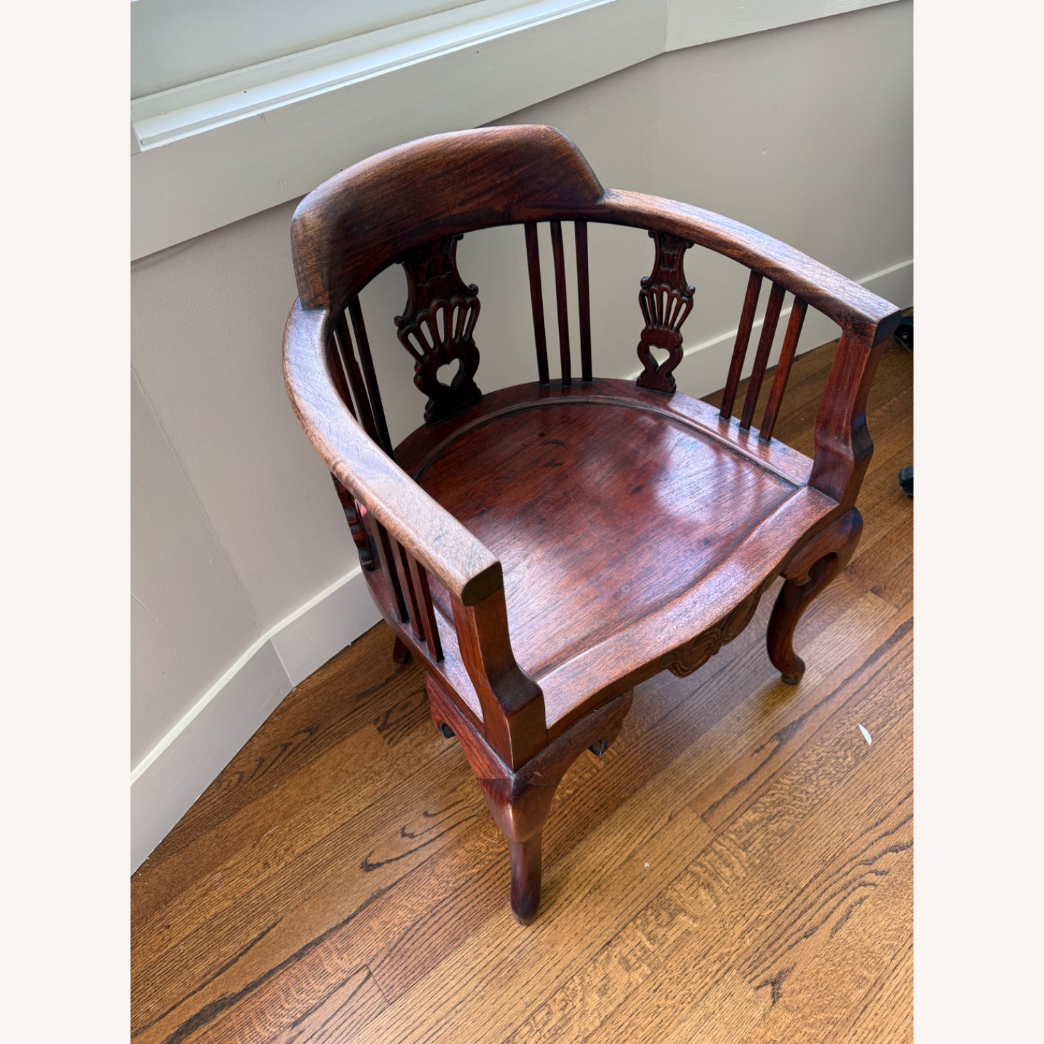 Vintage/Antique Finds Dark Brown Accent Chair - image-3