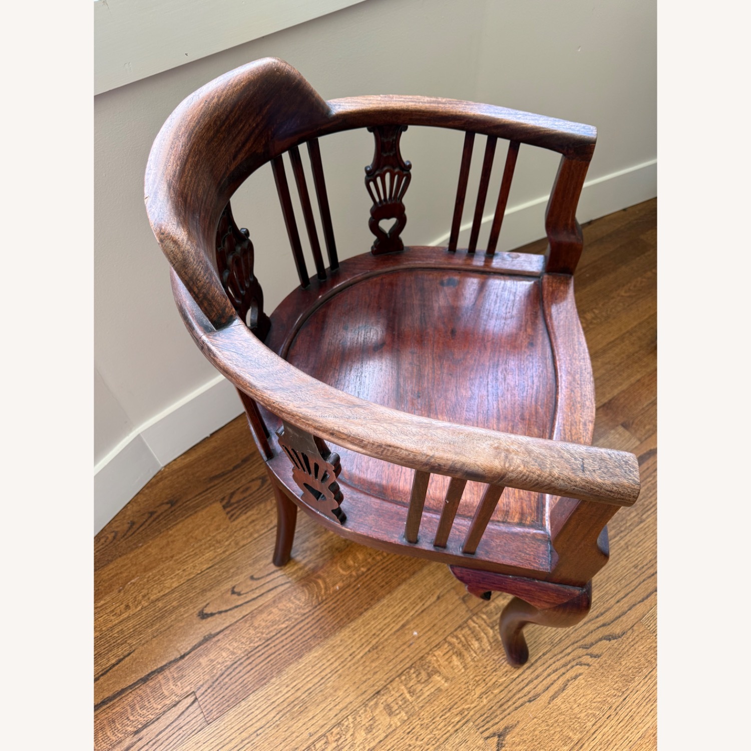 Vintage/Antique Finds Dark Brown Accent Chair - image-4