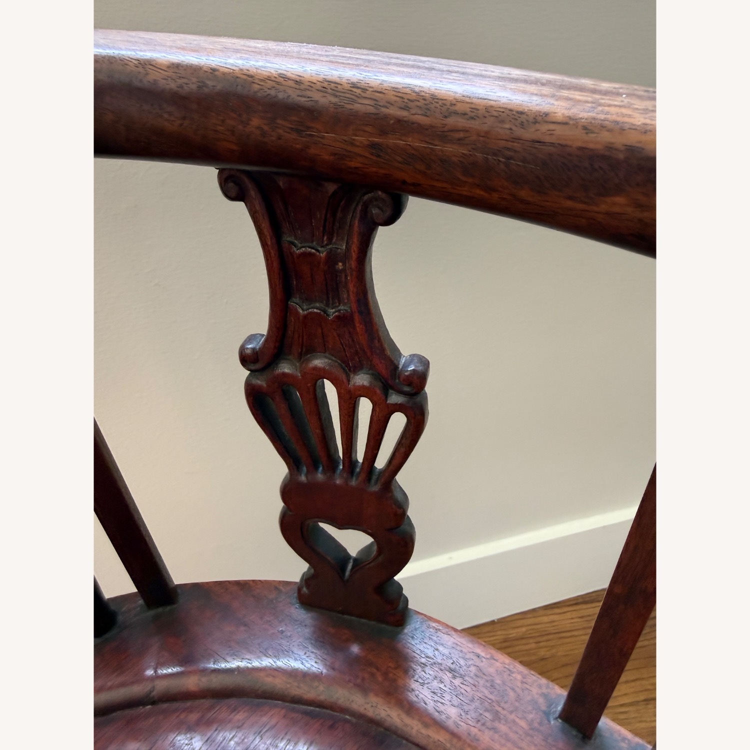 Vintage/Antique Finds Dark Brown Accent Chair - image-7