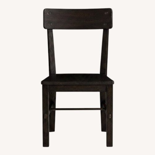 Used Pottery Barn Black Benchwright Dining Chairs for sale on AptDeco