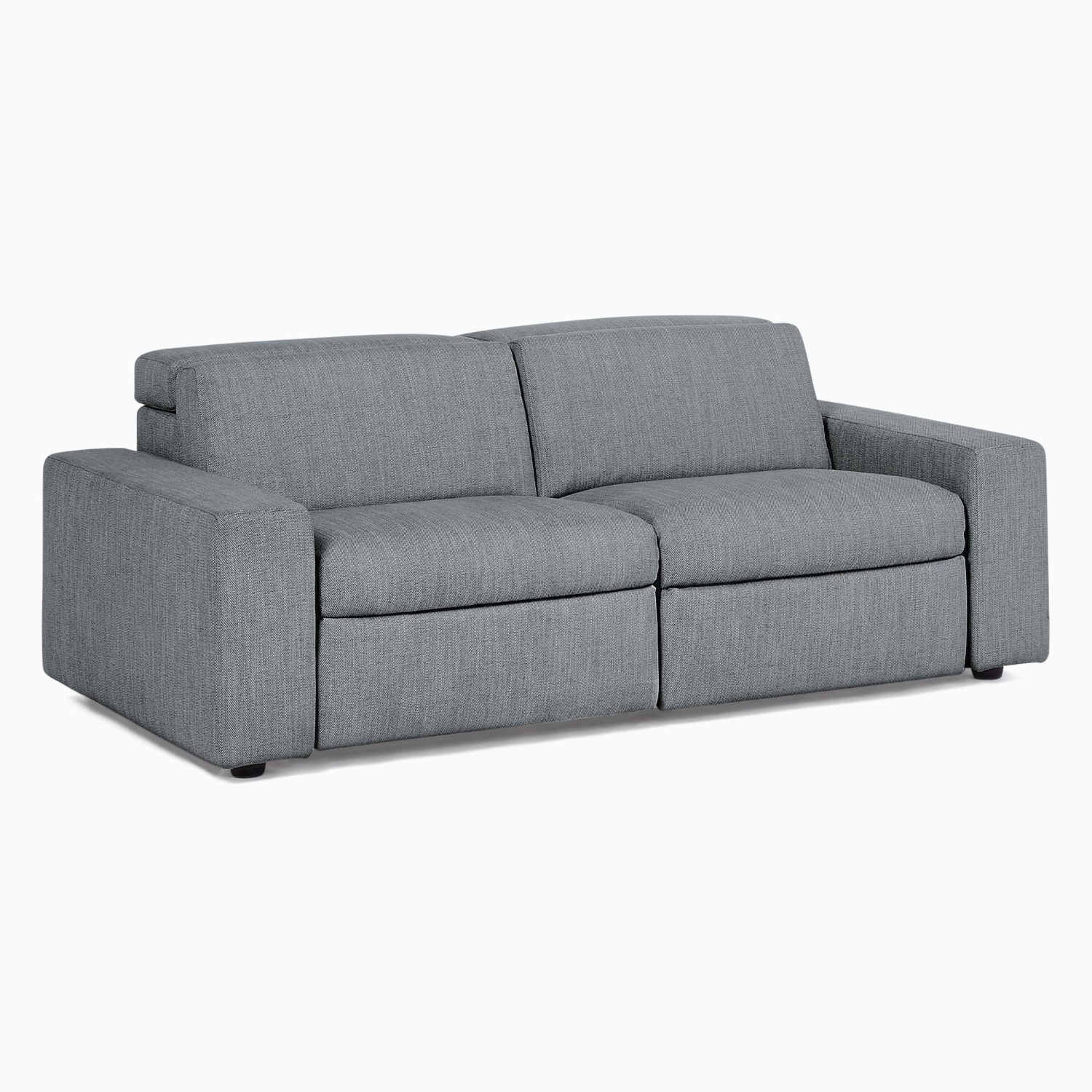 West Elm Enzo Dark Gray Fabric 2 Piece Sectional - image-10