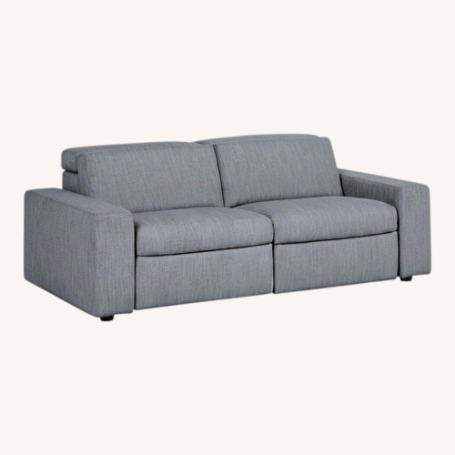 Used West Elm Enzo Dark Gray Fabric 2 Piece Sectional for sale on AptDeco