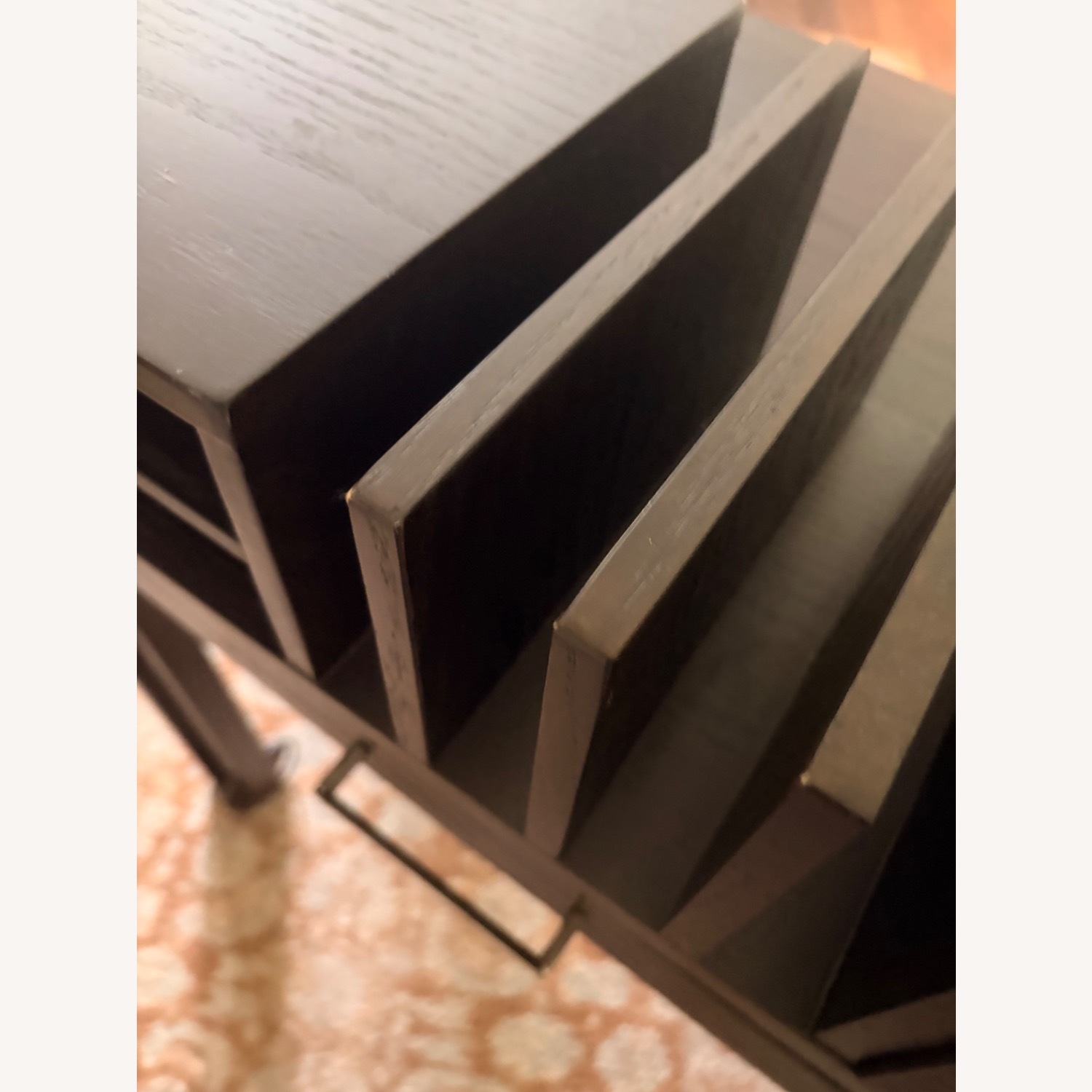 Pottery Barn Dark Brown Wood Desk - image-3