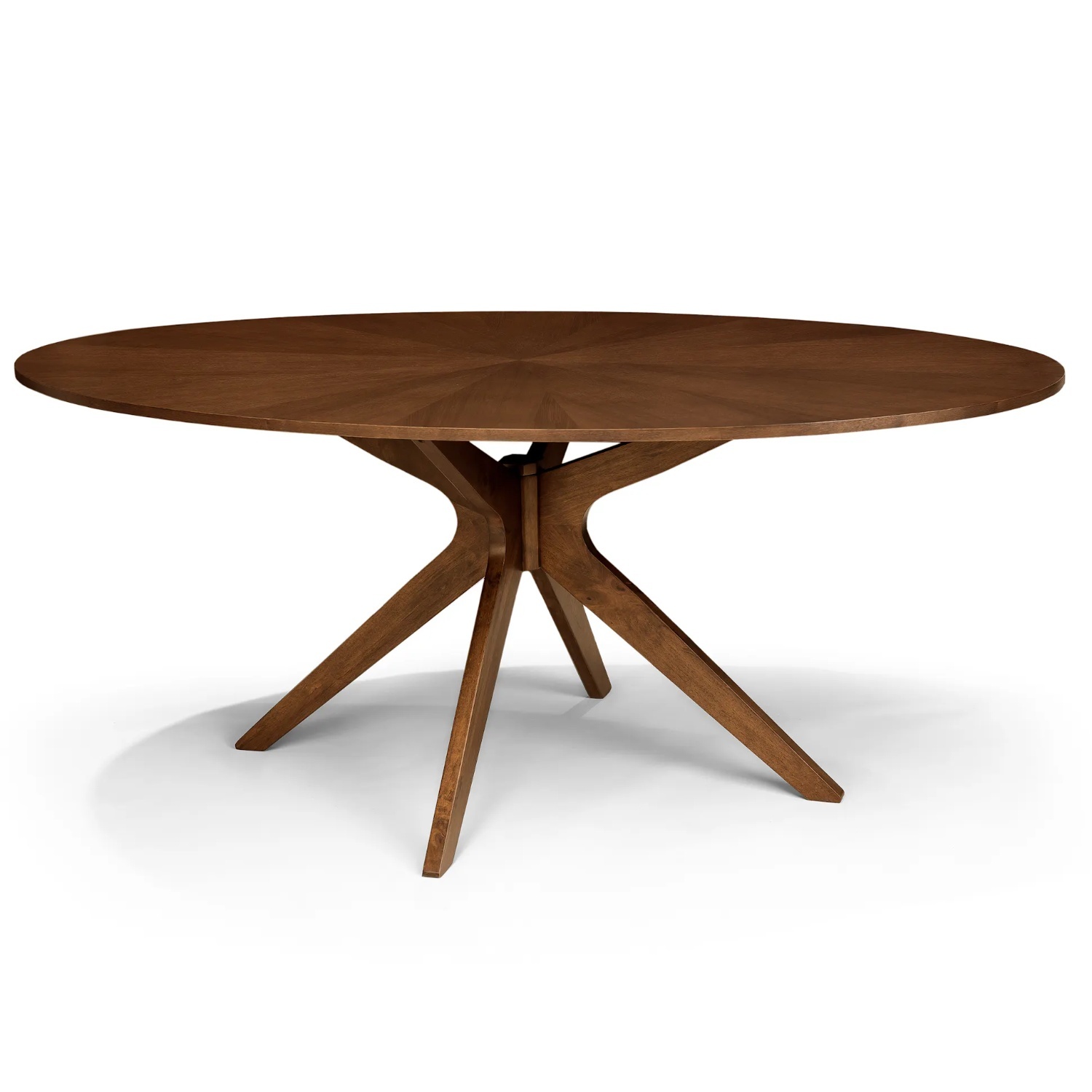 Article Conan Walnut Oval Dining Table - image-5