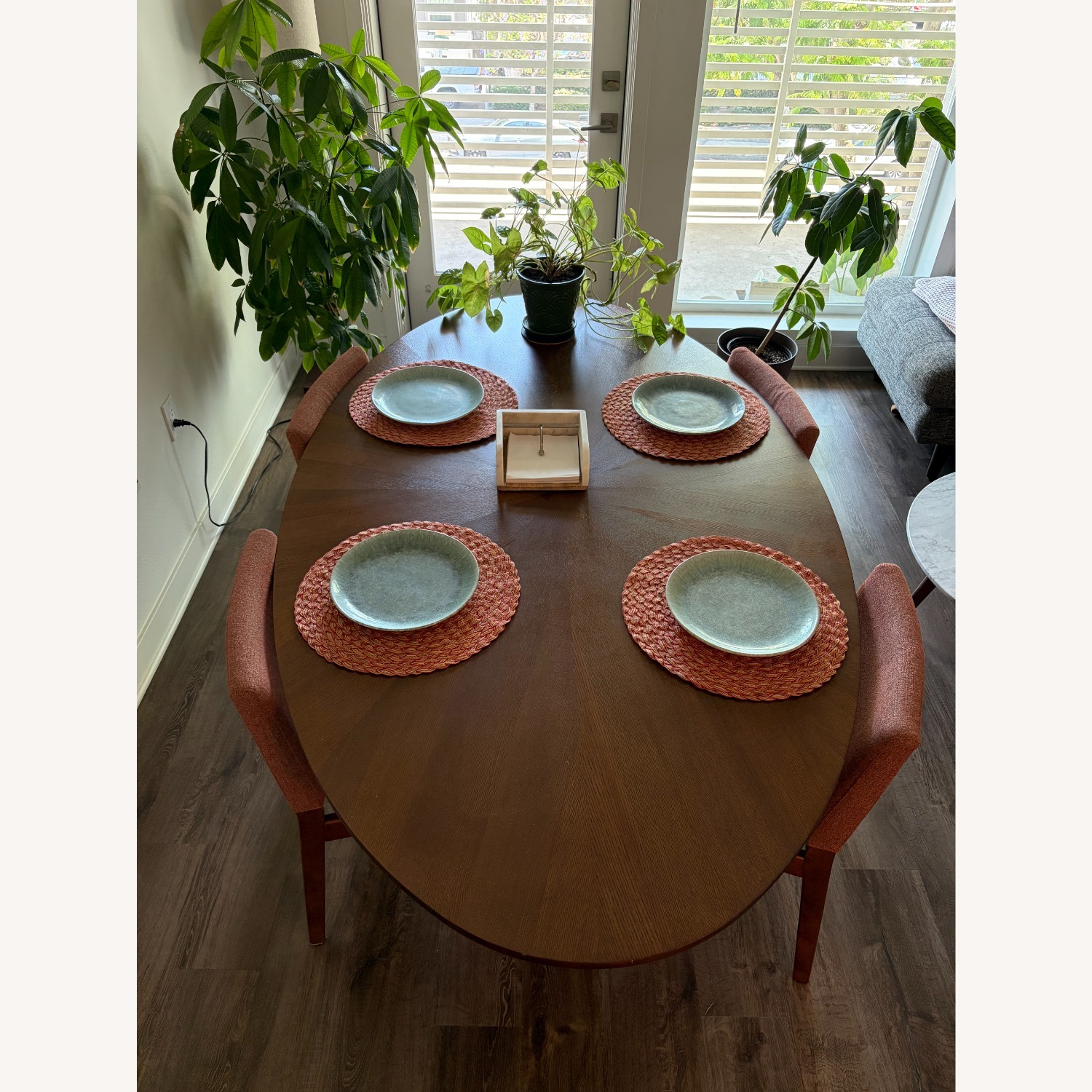 Article Conan Walnut Oval Dining Table - image-2