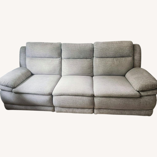 Used Gray Reclining Sofa for sale on AptDeco