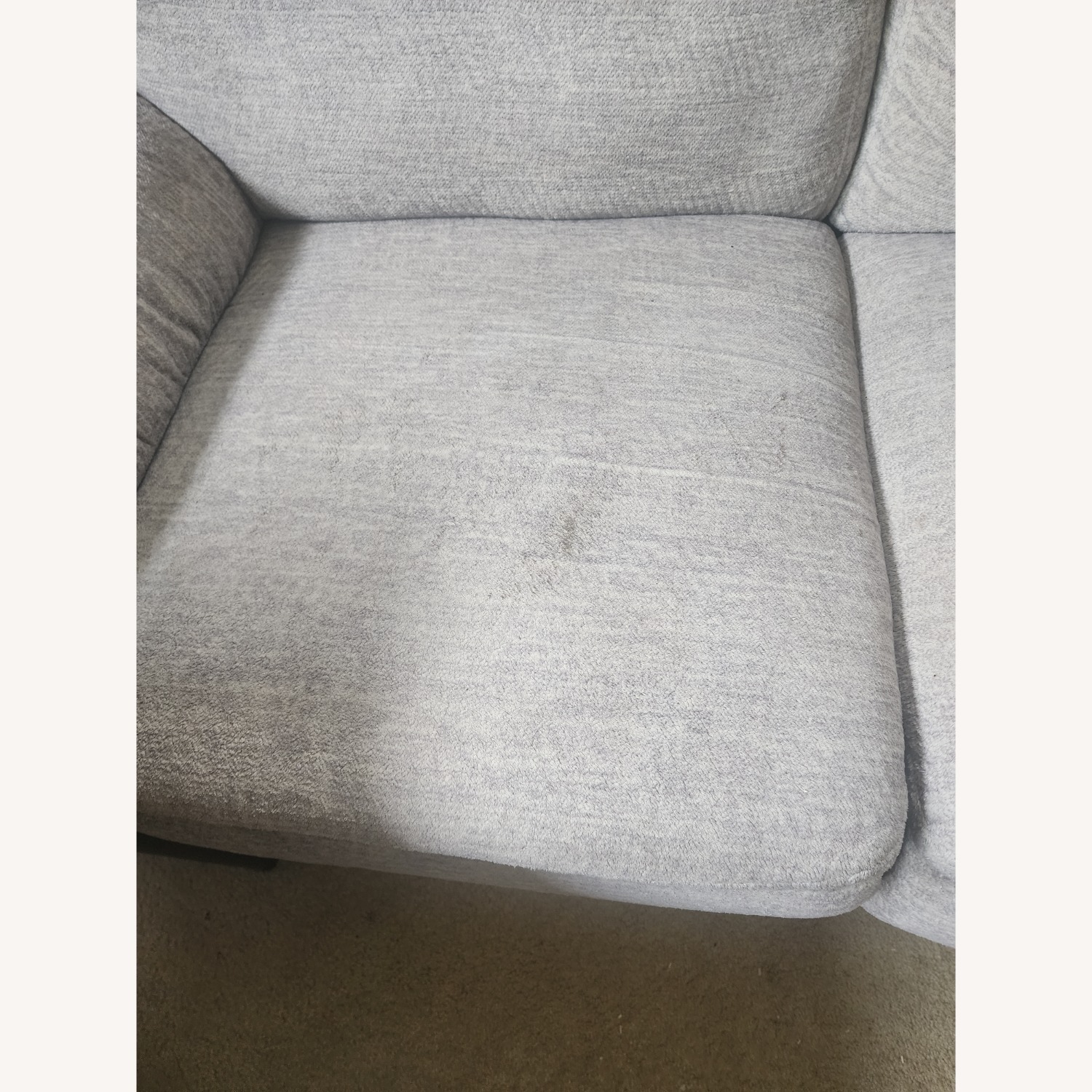 Gray Reclining Sofa - image-4