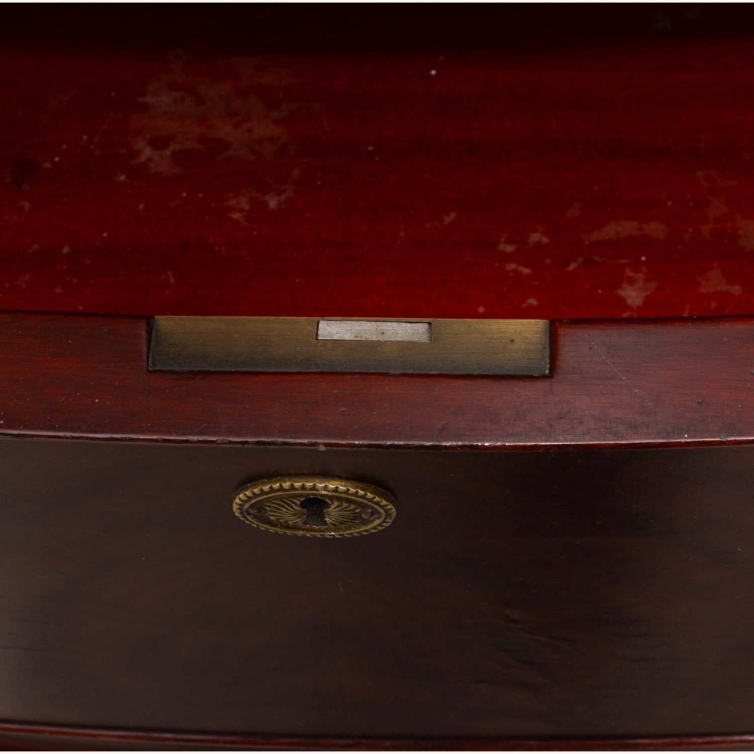 Antique Dark Brown Wood Dresser - image-7