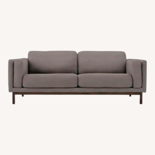 Used West Elm Dekalb 85" Sofa Microfiber Heather Gray for sale on AptDeco