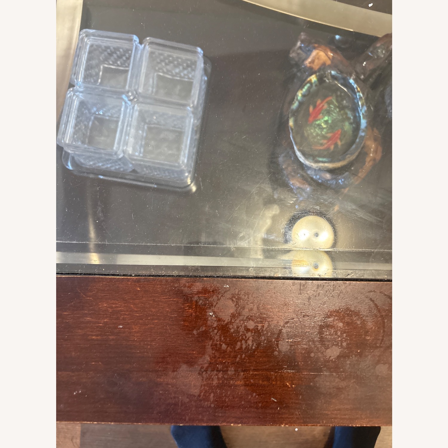 Vintage/Antique Finds Dark Brown Coffee Table - image-4