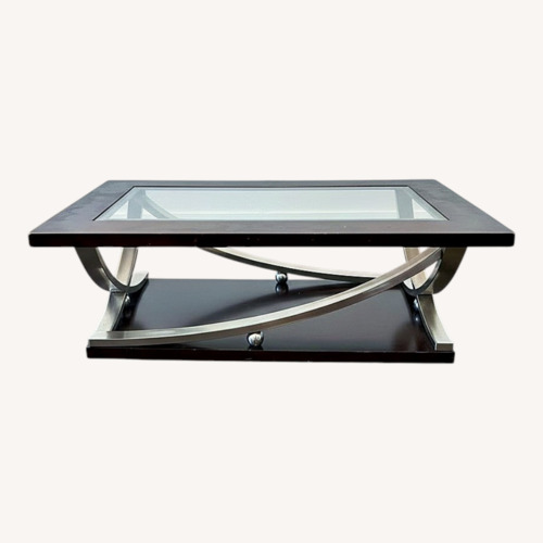 Used Vintage/Antique Finds Dark Brown Coffee Table for sale on AptDeco