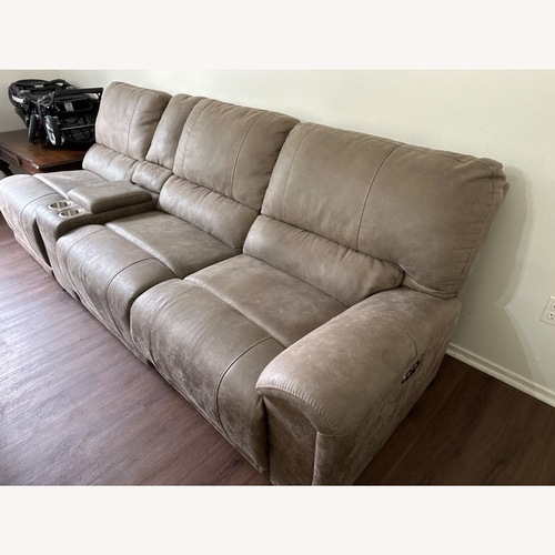 Used Leather with Charger Sofa for sale on AptDeco