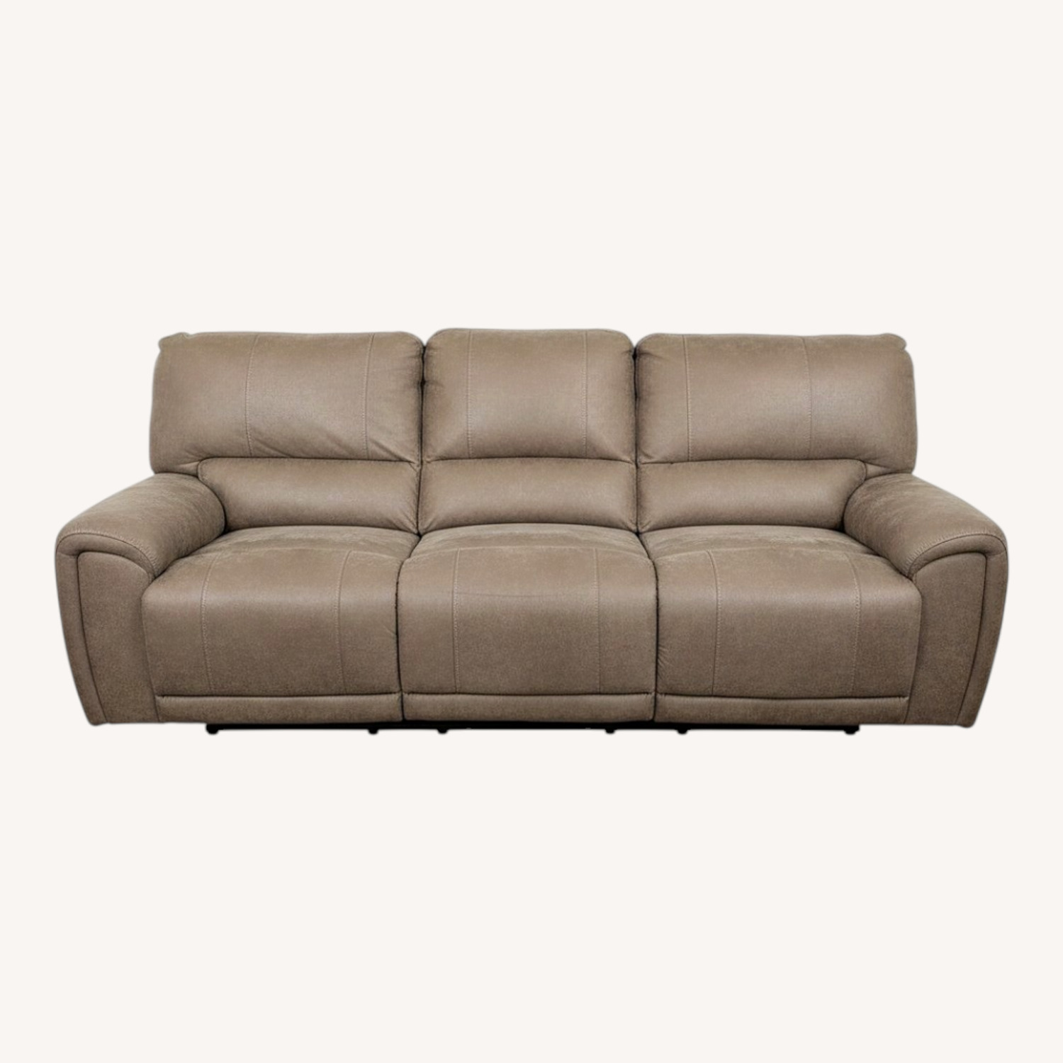 Leather with Charger Sofa - image-0