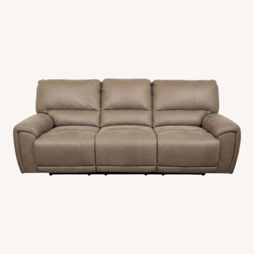 Used Leather with Charger Sofa for sale on AptDeco
