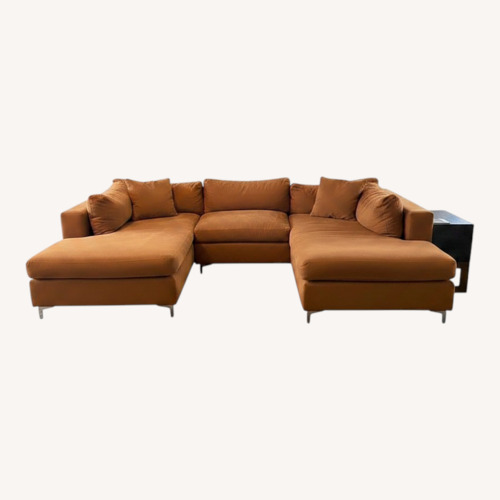 Used Crate & Barrel Goose Down Custom made Sectional  for sale on AptDeco