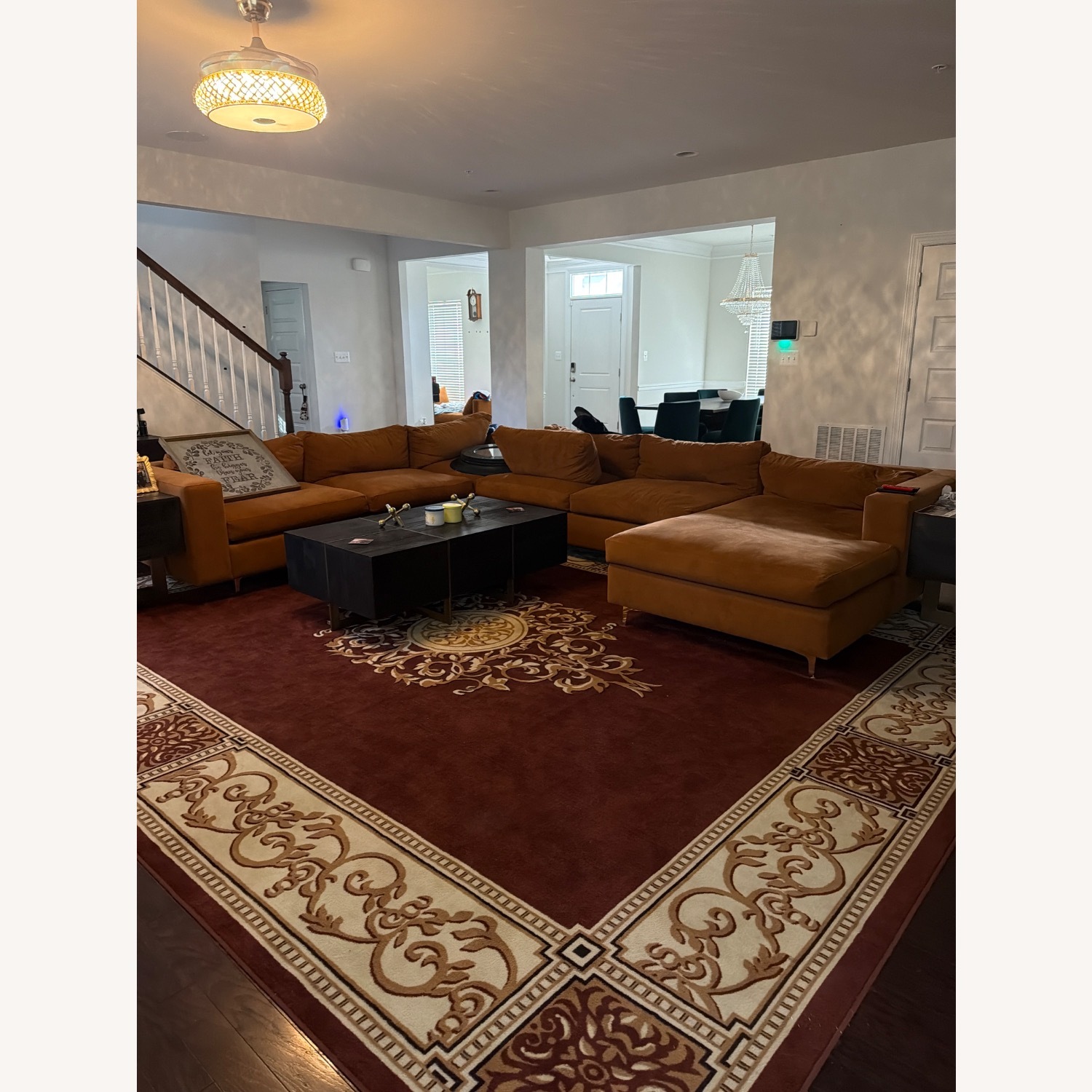 Crate & Barrel Goose Down Custom made Sectional  - image-2