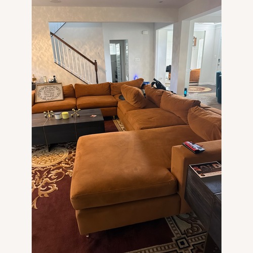 Used Crate & Barrel Goose Down Custom made Sectional  for sale on AptDeco