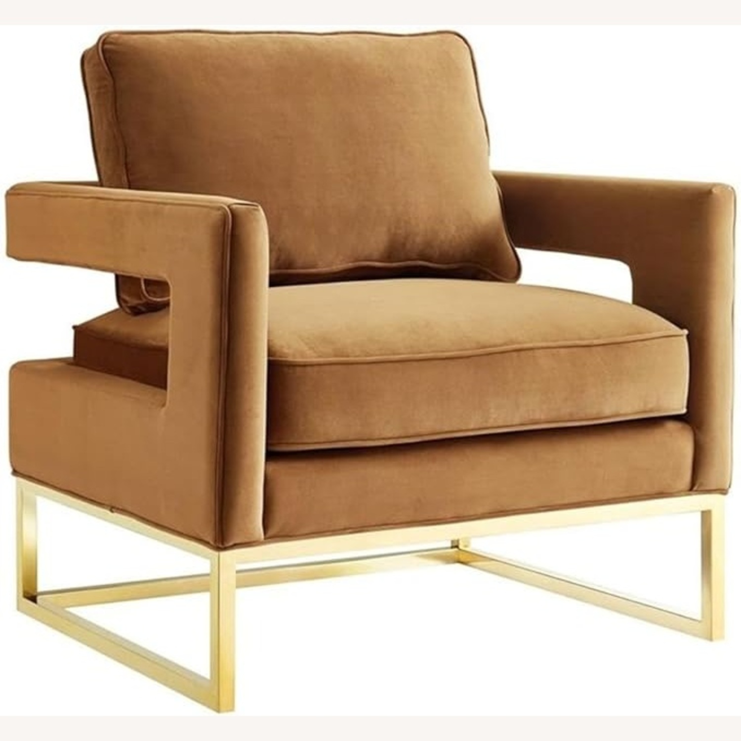 Avery Modern Style Living Upholstered Armchair - image-4