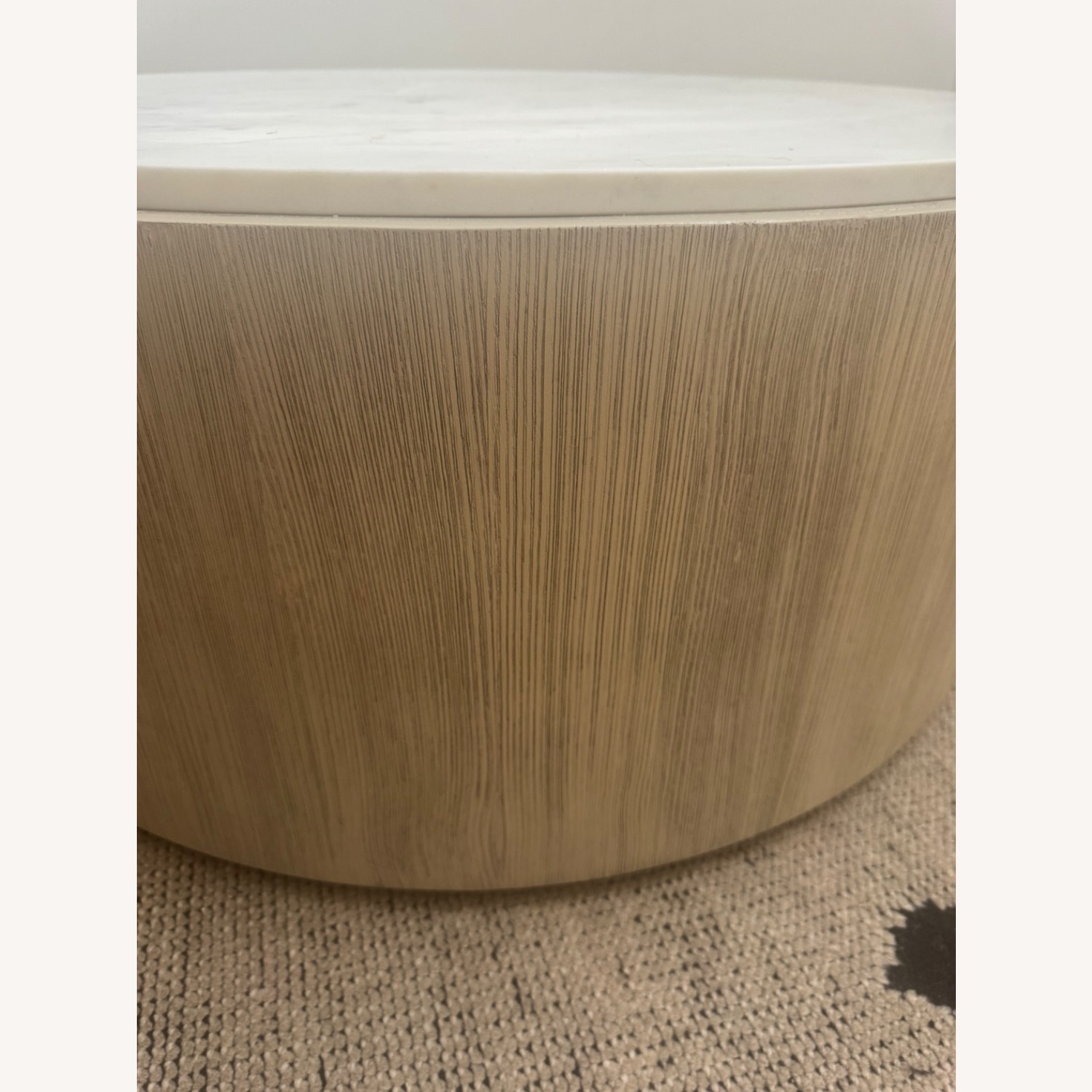 Crate & Barrel Troupe Marble Coffee Table - image-4