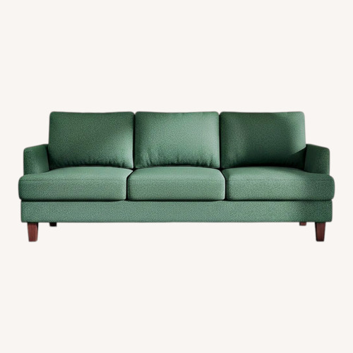 Used Amazon Busaurus Green Fabric 3+ Seater Sofa for sale on AptDeco