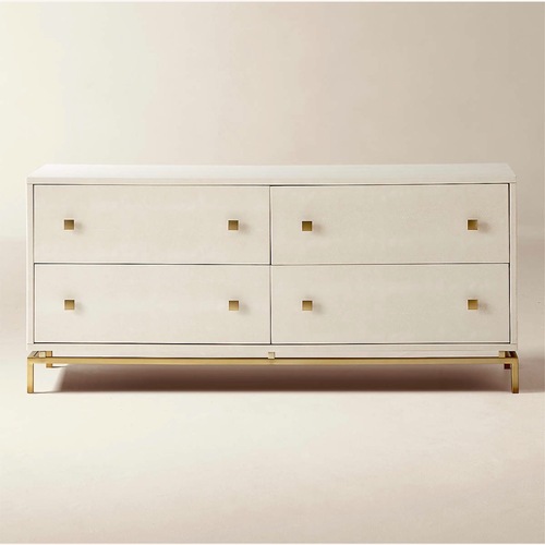 Used CB2 Shagreen White Wood Dresser for sale on AptDeco
