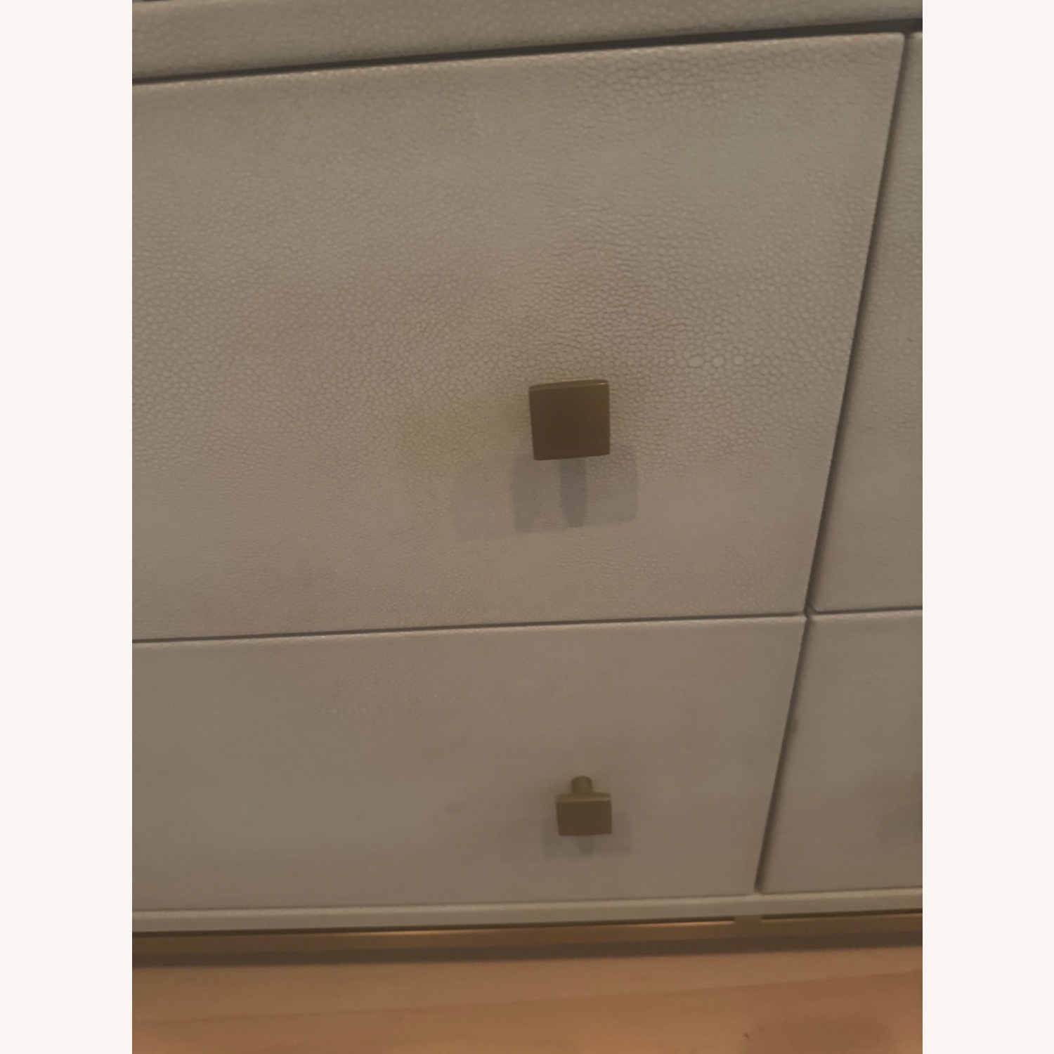 CB2 Shagreen White Wood Dresser - image-3