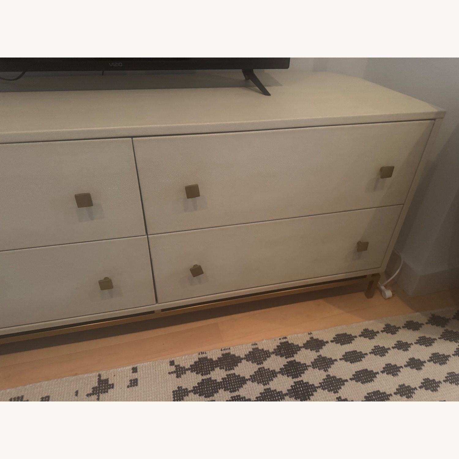 CB2 Shagreen White Wood Dresser - image-5