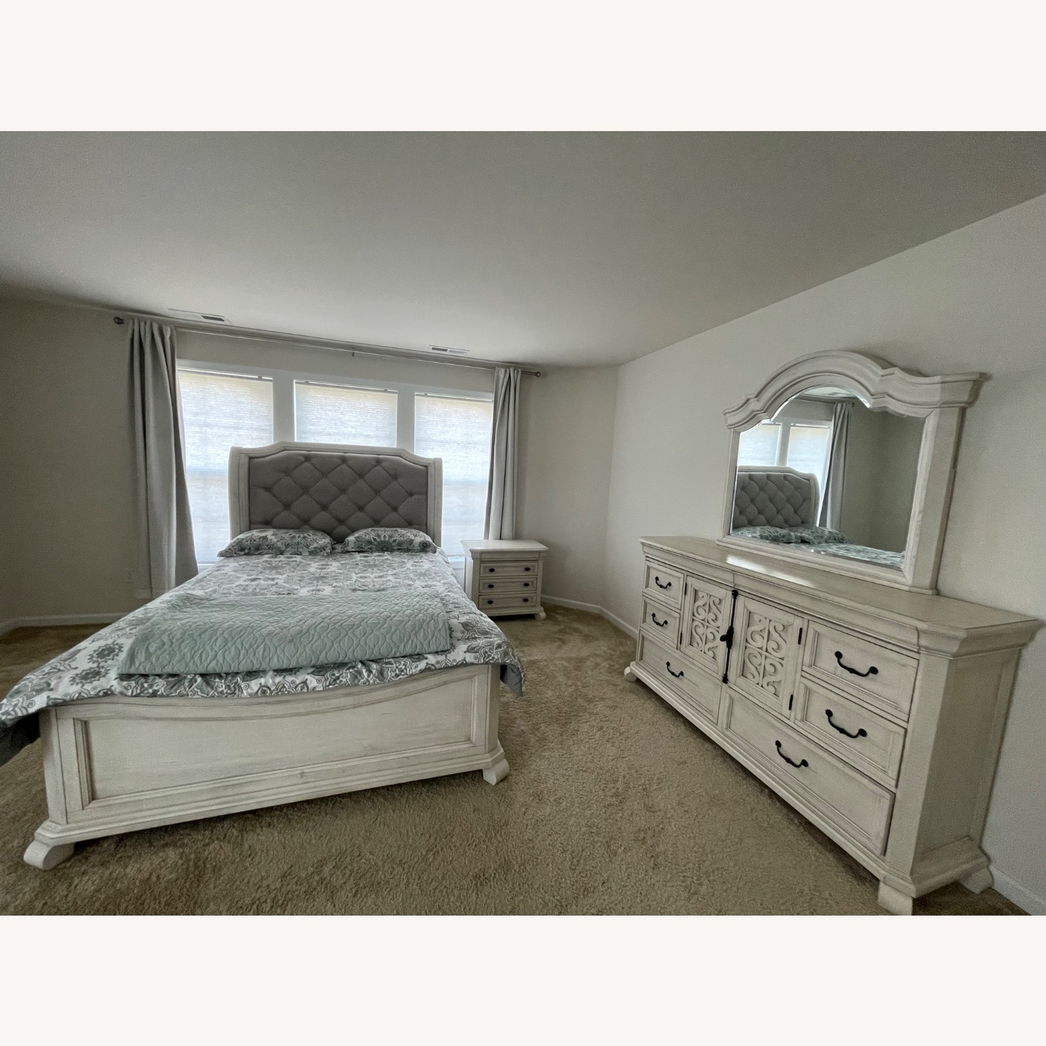 Calloway White Wooden Dresser  - image-3