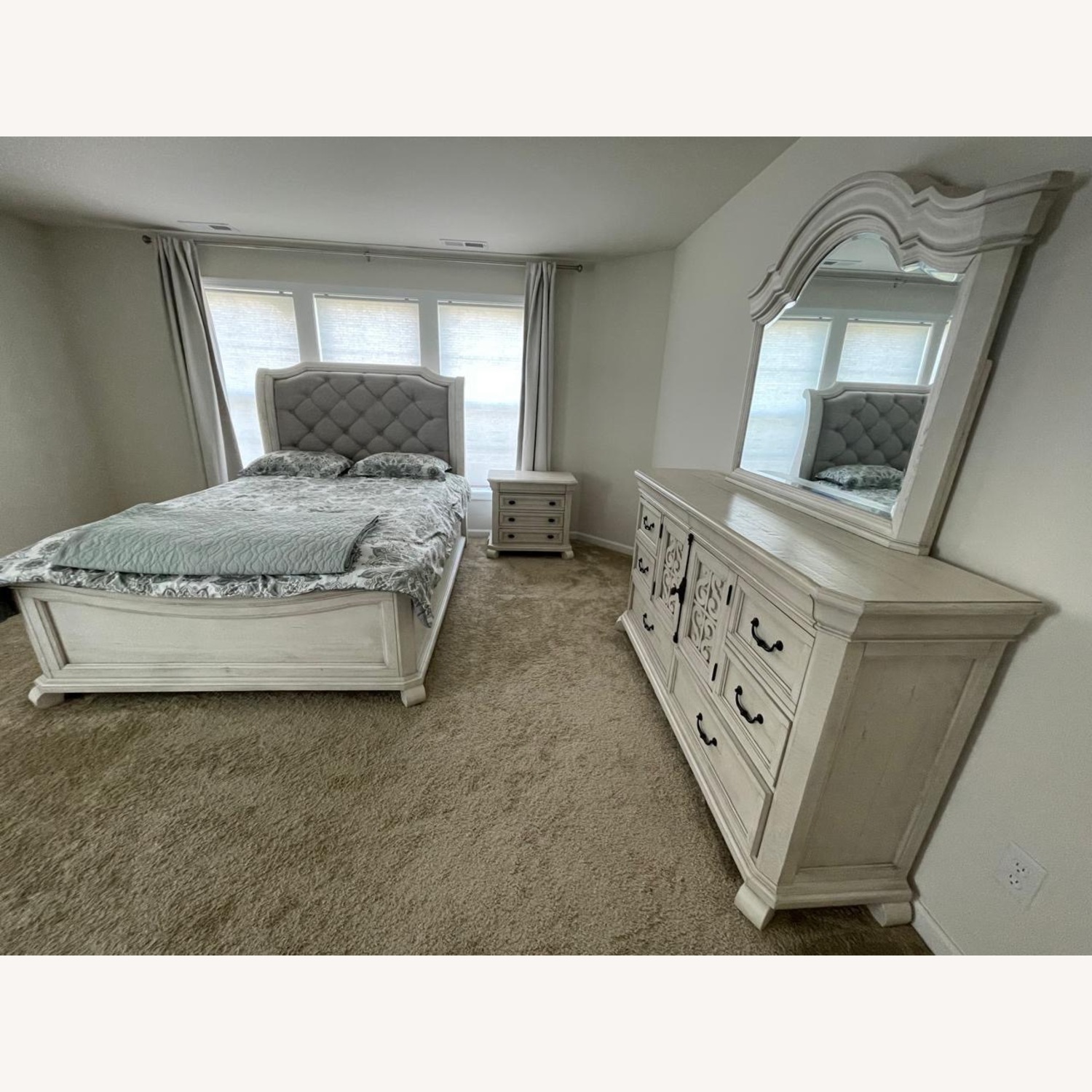Calloway White Wooden Dresser  - image-2