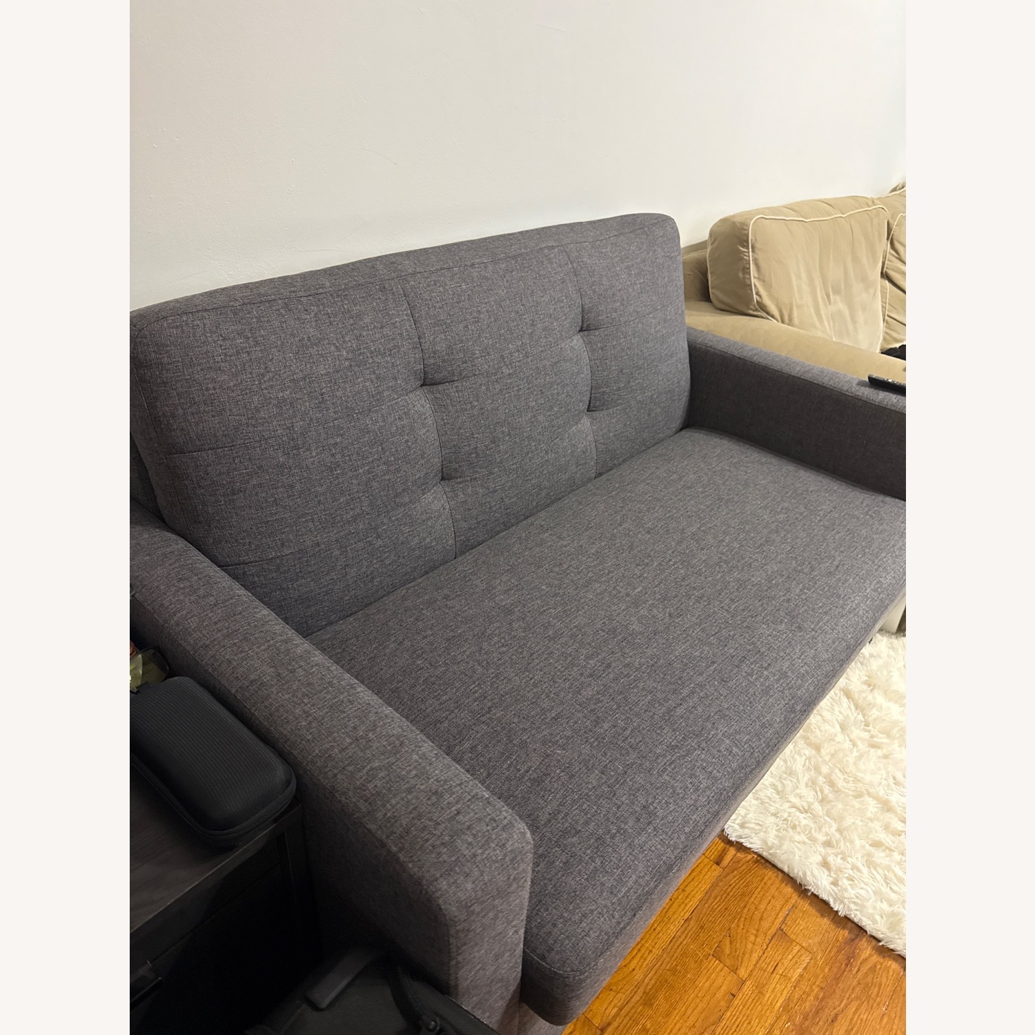 Dark Gray Sleeper Sofa - image-3
