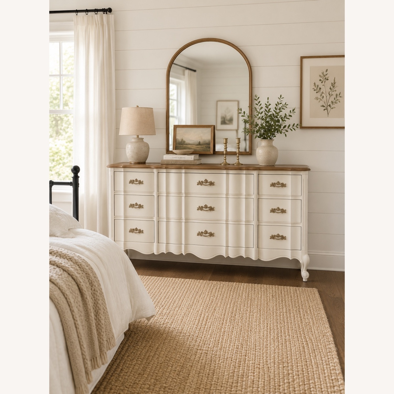 Vintage French Provincial Dresser - image-5