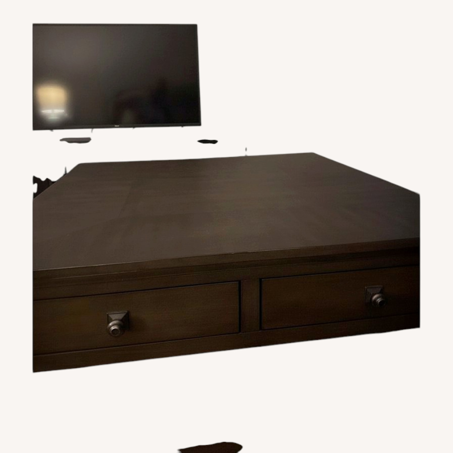 Vintage/Antique Finds Dark Brown Coffee Table - image-4