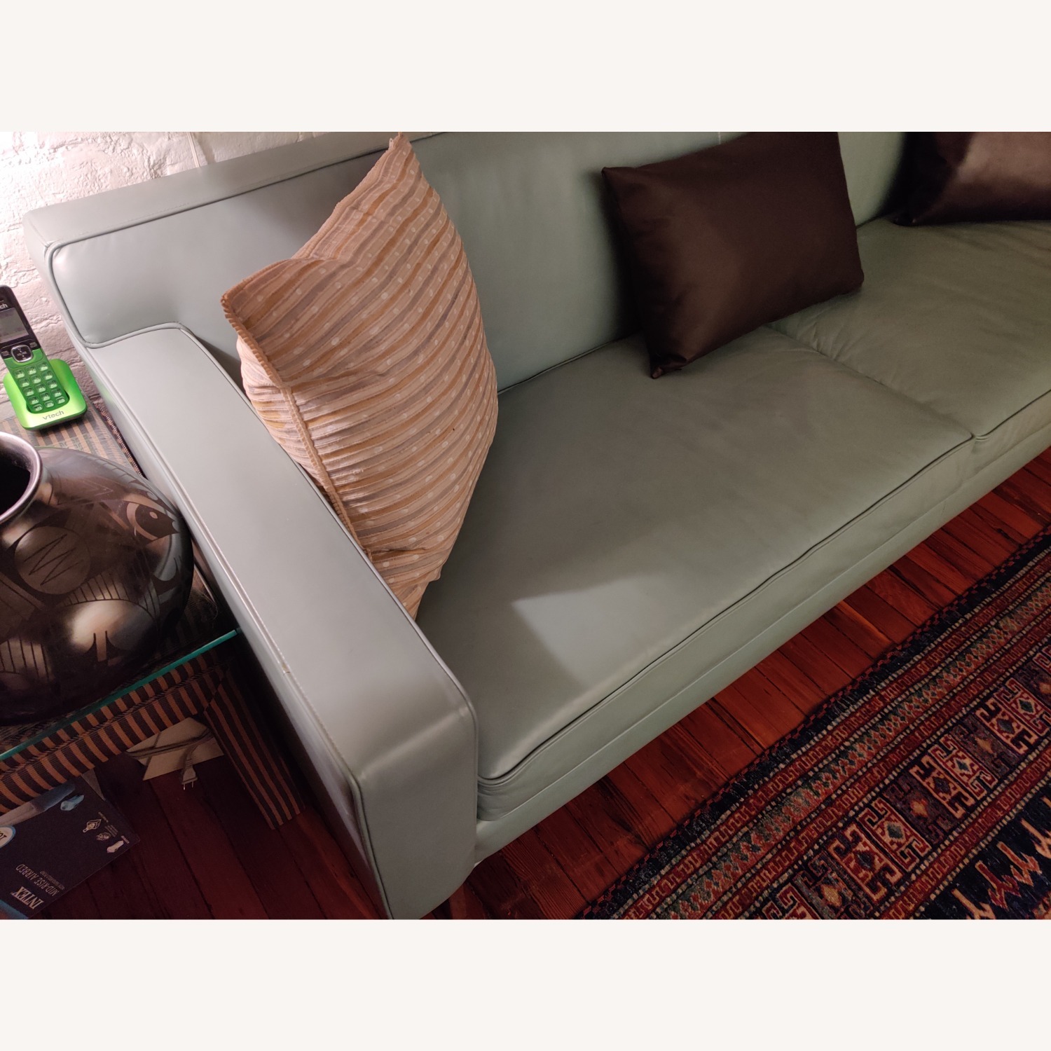Design Within Reach Reid Leather 2 Seater Sofa - image-3