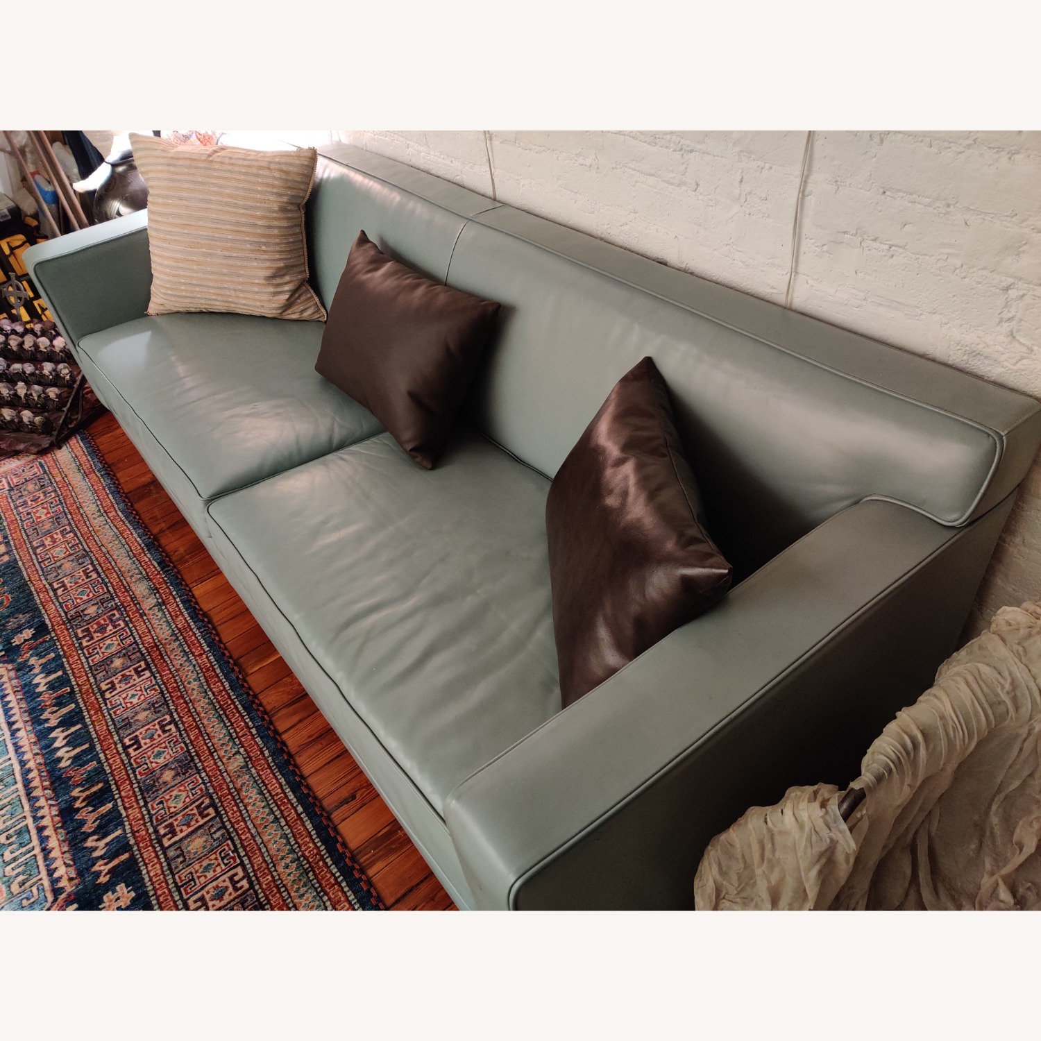 Design Within Reach Reid Leather 2 Seater Sofa - image-1
