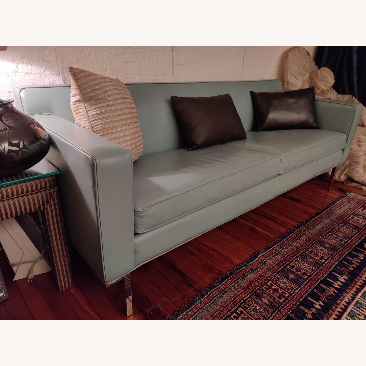 Design Within Reach Reid Leather 2 Seater Sofa - image-2