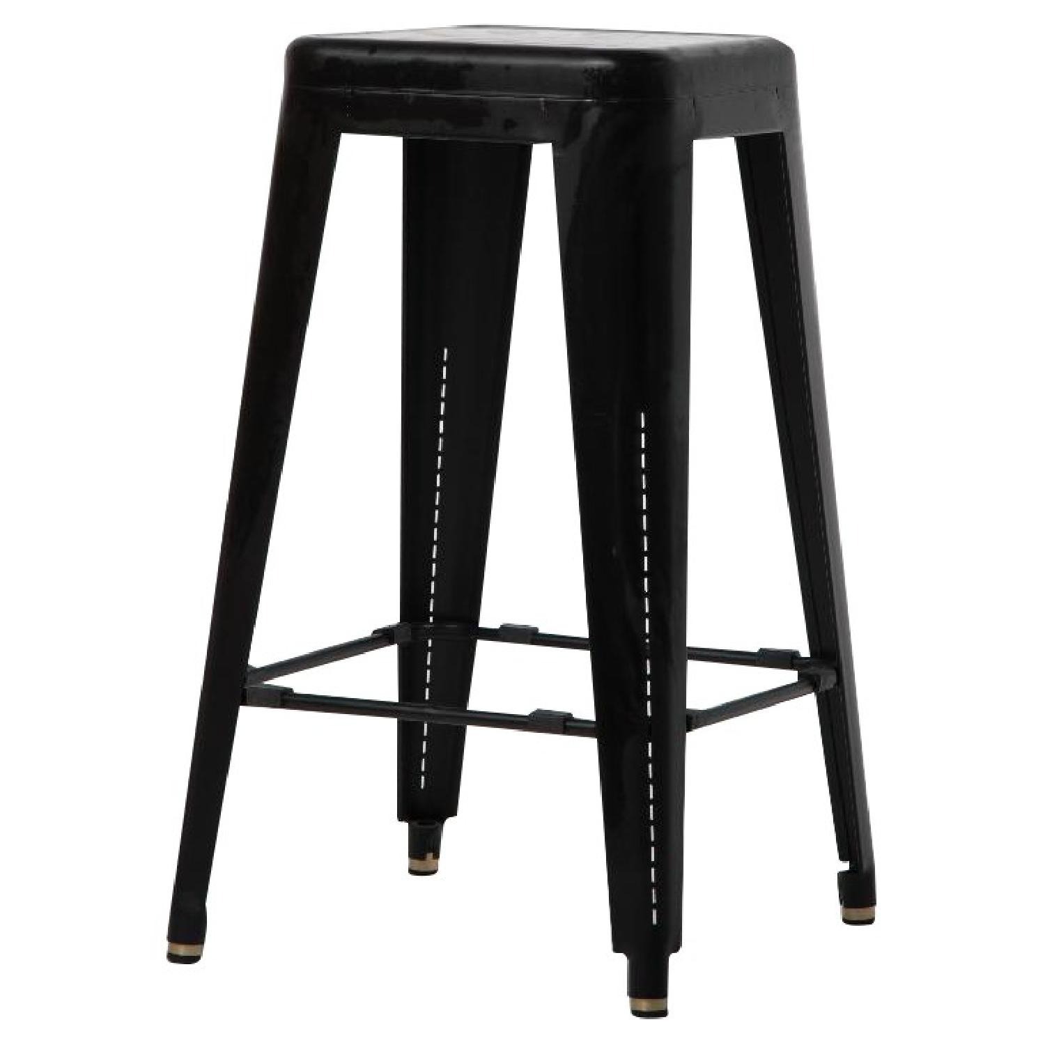 Organic Modernism Cafe Black 30" Metal Stools - image-3