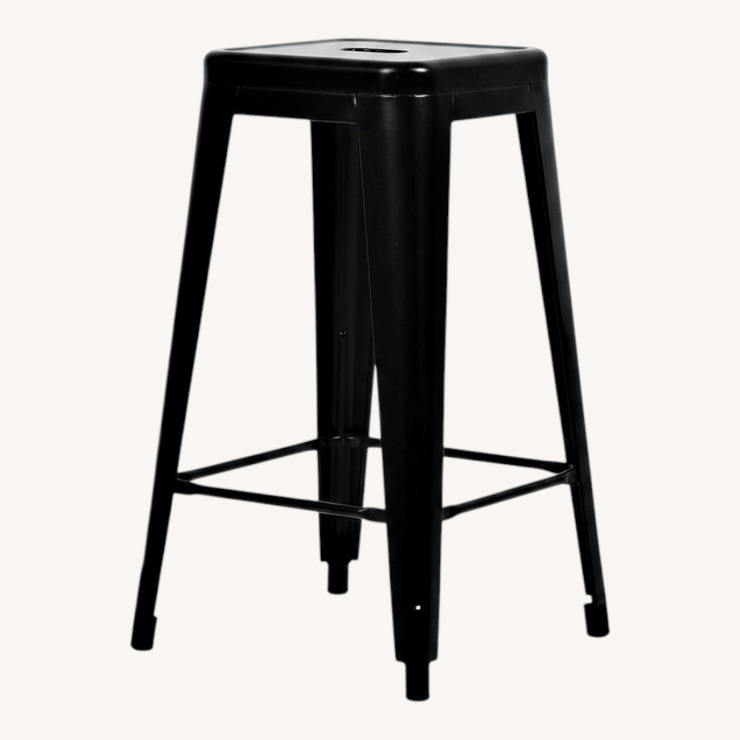 Organic Modernism Cafe Black 30" Metal Stools - image-0