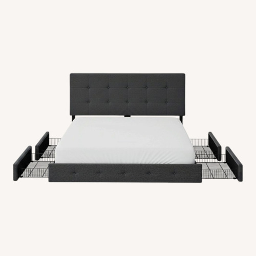 Used Deyani Dark Gray Full Bed for sale on AptDeco