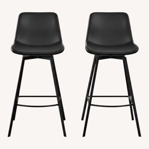 Used Arhaus Swivel Counter Stools (Set of 2) for sale on AptDeco