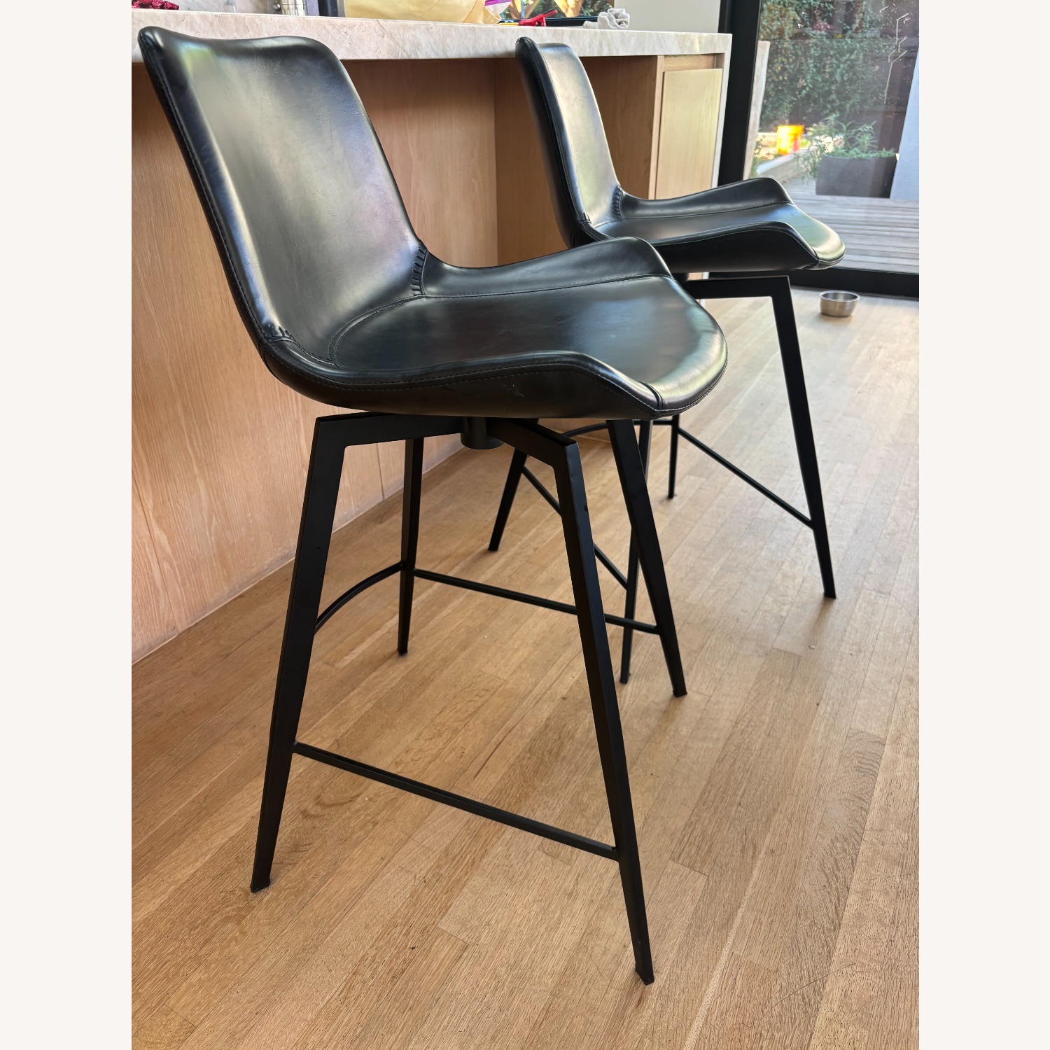 Arhaus Swivel Counter Stools (Set of 2) - image-1