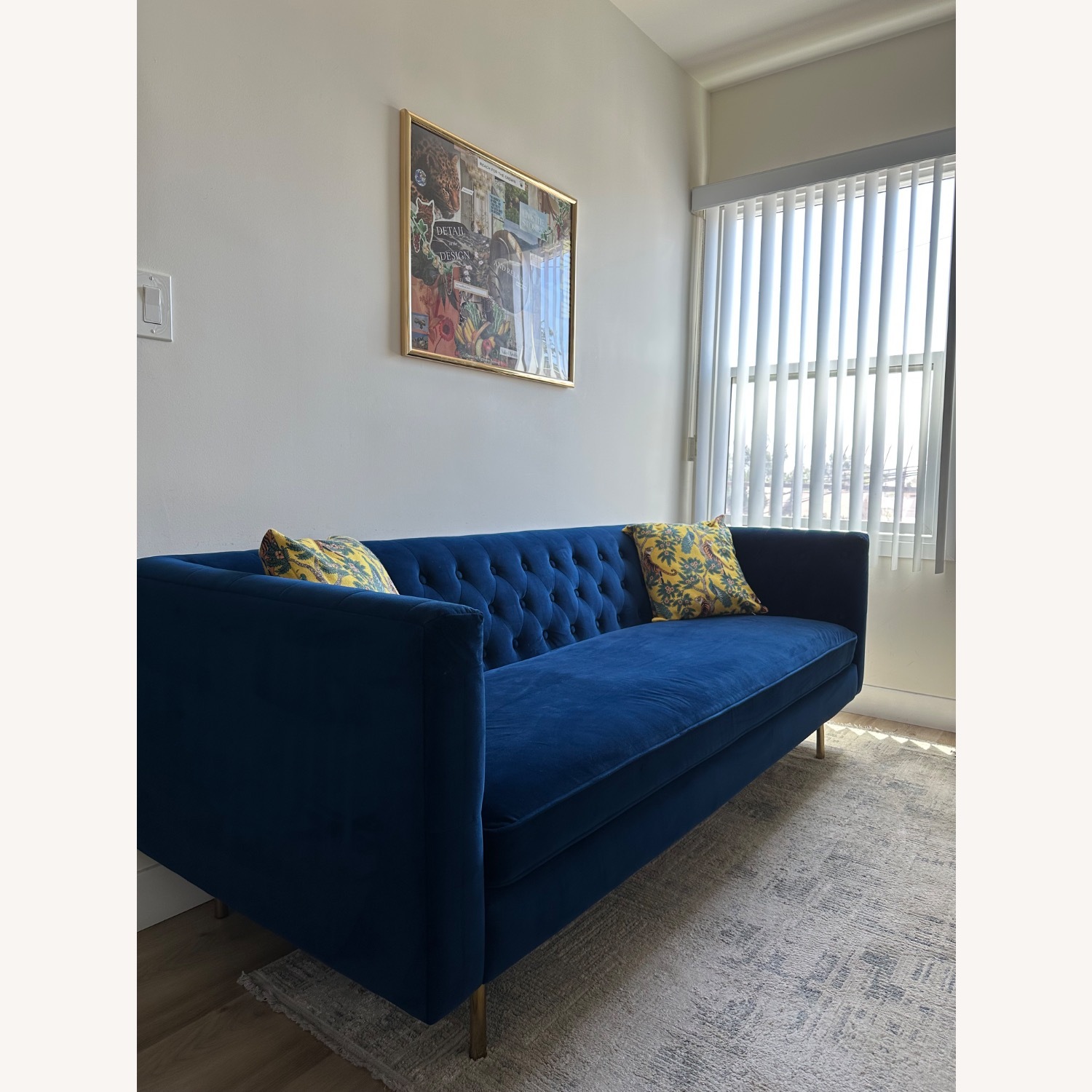 AllModern Dario 79'' Upholstered Chesterfield Sofa - image-1