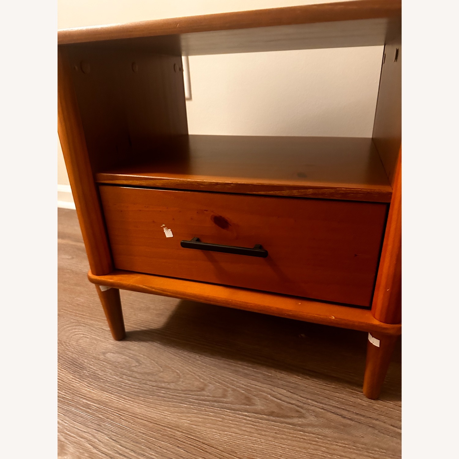 Walker Edison Spindle Light Brown Nightstands - image-2