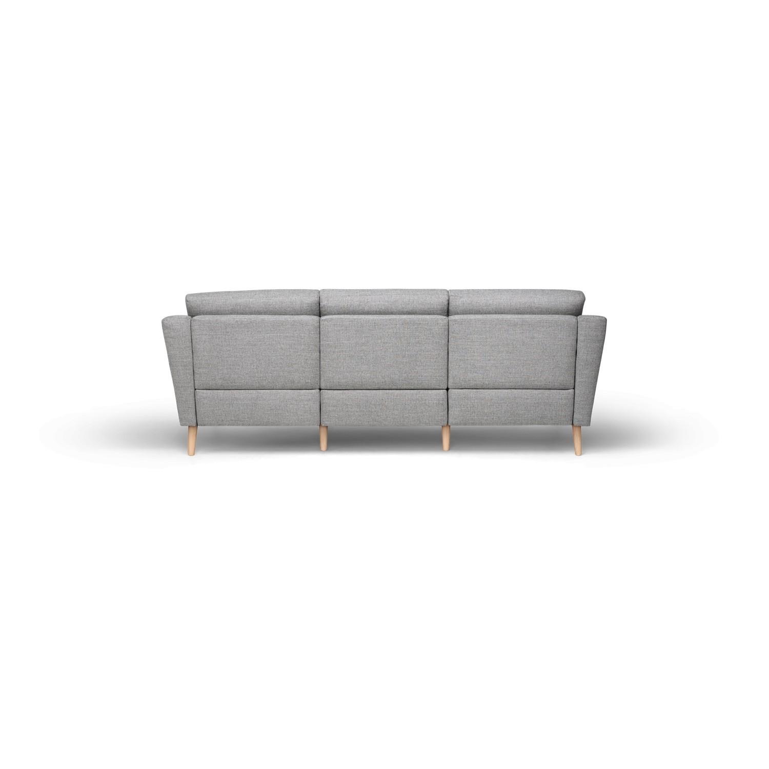 Burrow Nomad Light Gray Fabric 3+ Seater Sofa - image-3