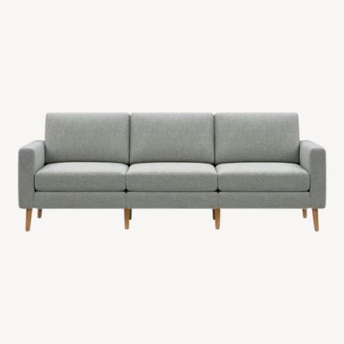 Used Burrow Nomad Light Gray Fabric 3+ Seater Sofa for sale on AptDeco