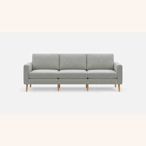 Used Burrow Nomad Light Gray Fabric 3+ Seater Sofa for sale on AptDeco