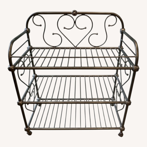 Used Vintage/Antique Silver Iron Wall Shelf for sale on AptDeco