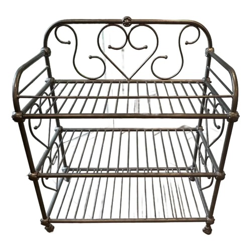 Used Vintage/Antique Silver Iron Wall Shelf for sale on AptDeco