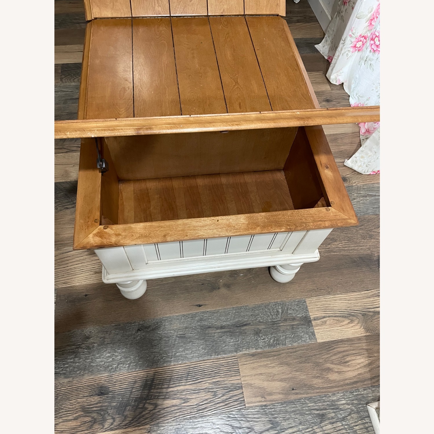 Ashley Furniture White Wood Coffee Table - image-3